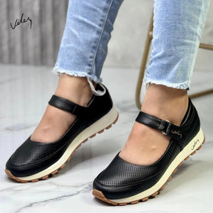ZAPATILLAS EN CUERO Vélez®