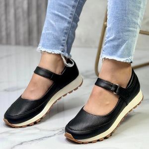 ZAPATILLAS EN CUERO ANTIDESLIZANTES