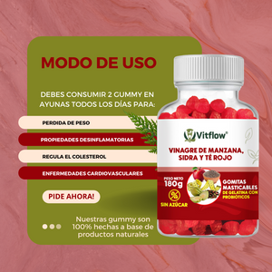 🍎VINAGRE DE MANZANA EN GOMITAS🍎