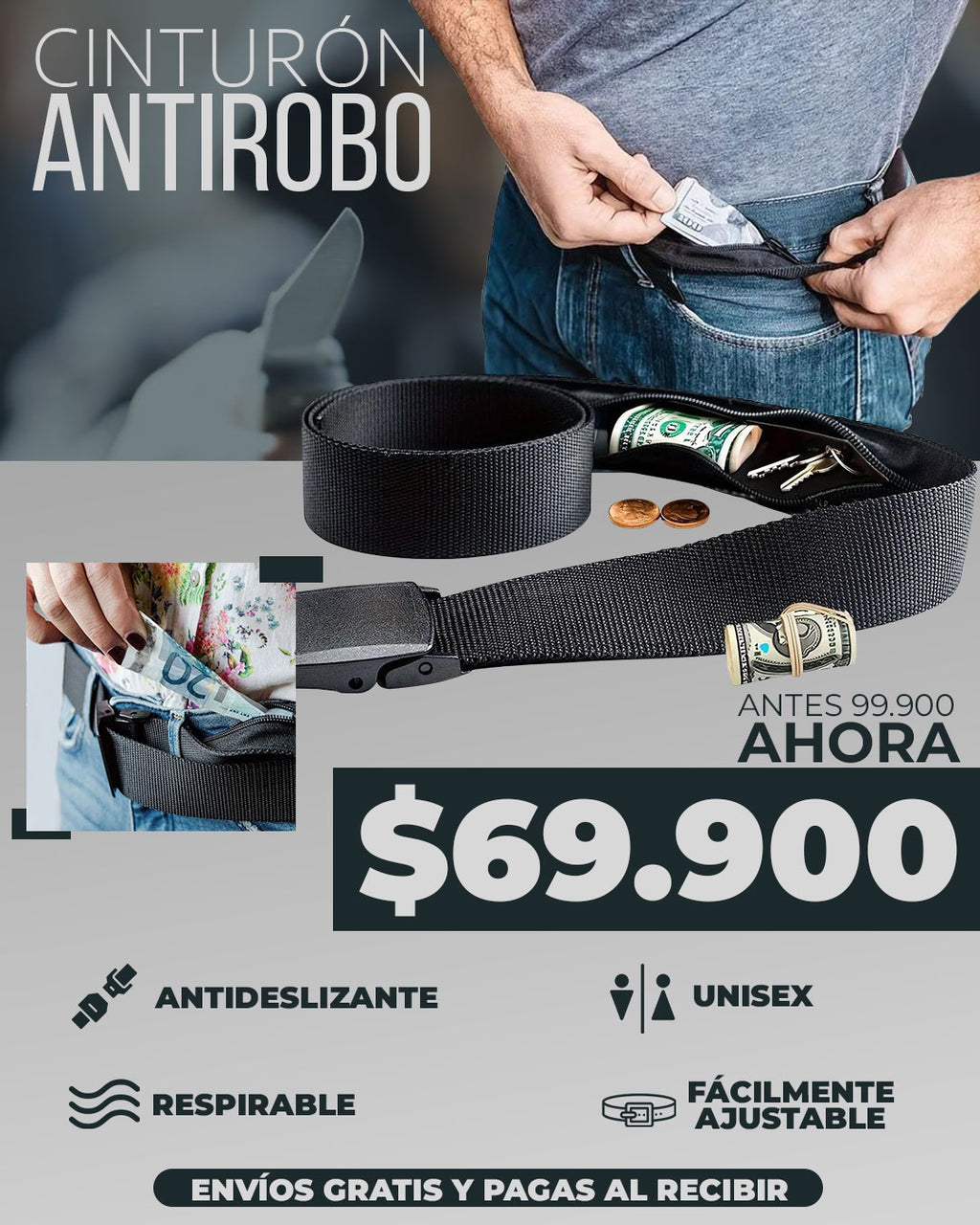 cinturón Antirobo
